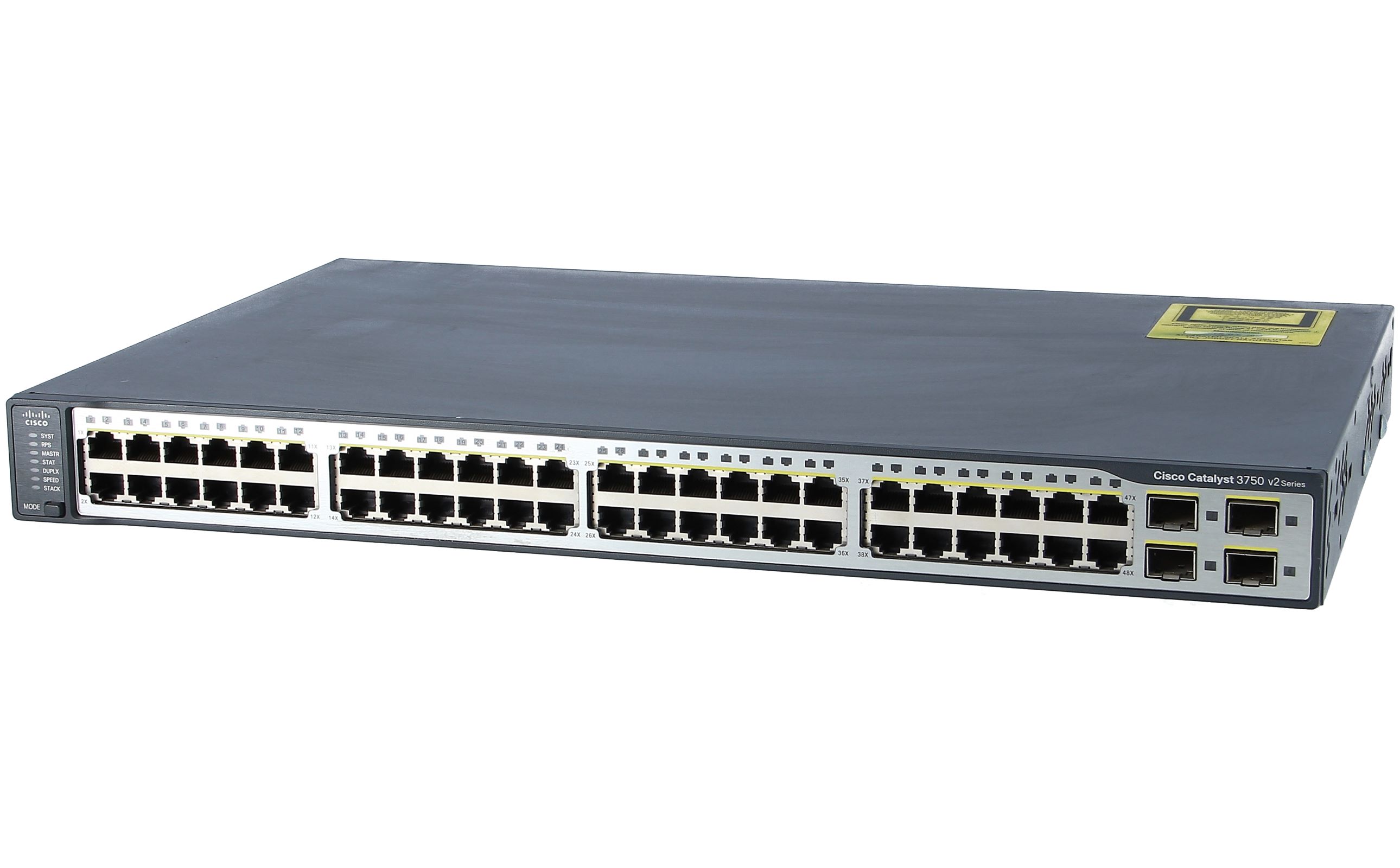 Cisco WS-C3750V2-48TS-S Catalyst 3750 48-Port Managed Switch