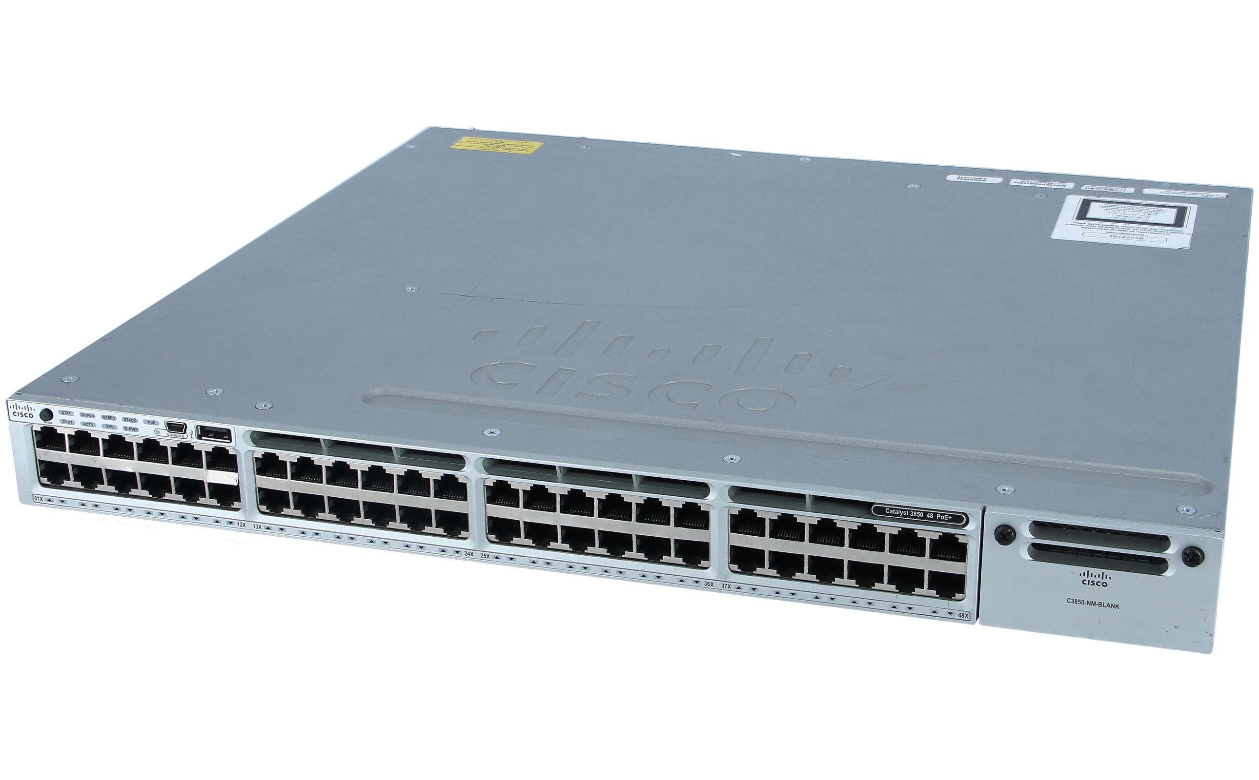 Cisco Catalyst 3850R-48P-S 48-Port Gigabit PoE+ Enterprise Switch