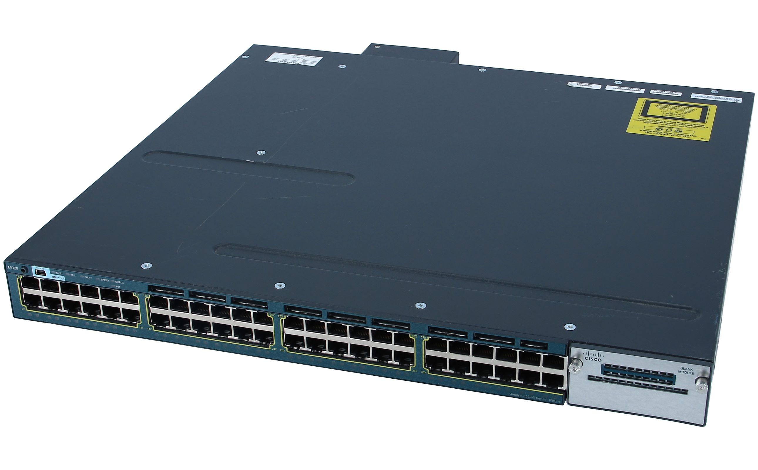 Cisco Catalyst 3560-X 48-Port PoE+ Gigabit Managed Switch WS-C3560X-48PF-S