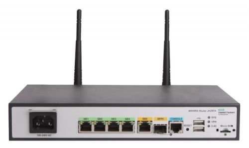 HPE MSR954-W Wireless Router with 4-Port Switch