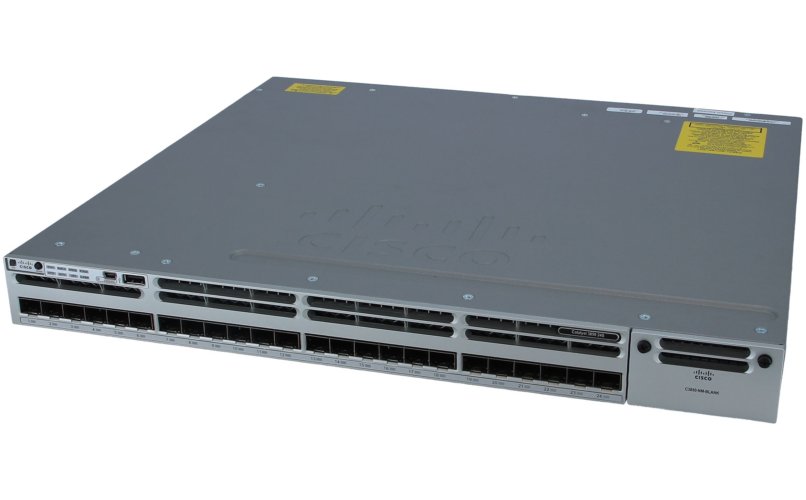 Cisco Catalyst 3850-24S-E Enterprise Switch, 24x SFP, Enhanced IP Services