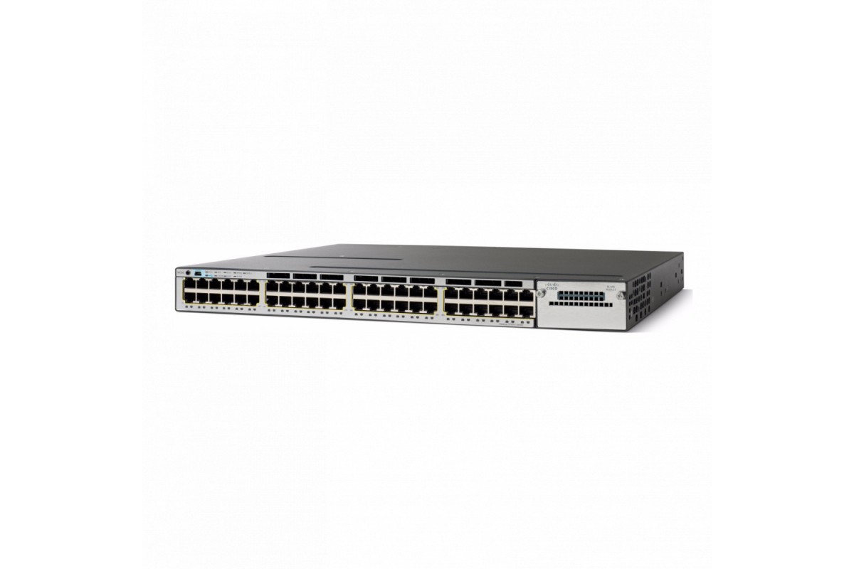 Cisco Catalyst 3850R-48P-E Enterprise Switch, 48 PoE+ Ports, 4x10G Uplinks